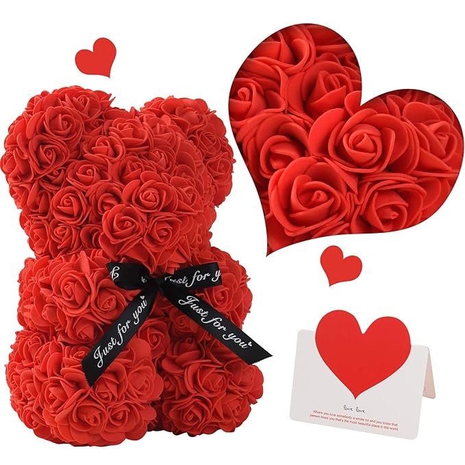 Eternal Rose Teddy Bear