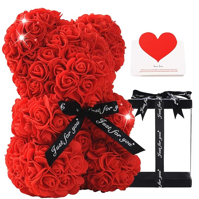 Eternal Rose Teddy Bear