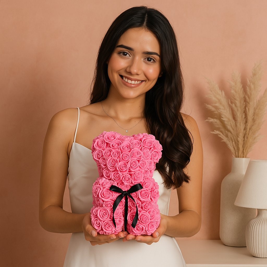 Eternal Rose Teddy Bear