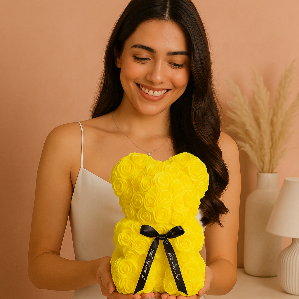 Eternal Rose Teddy Bear